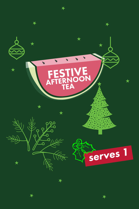 Festive Afternoon Tea for One