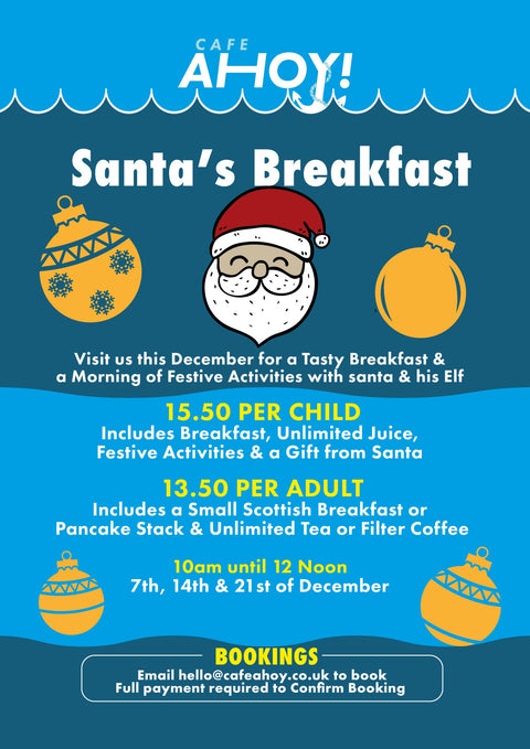 Cafe AHOY Santa's Breakfast