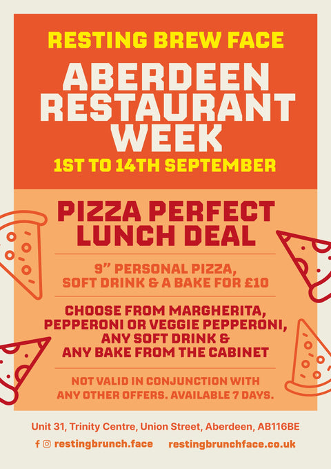 Aberdeen Restaurant Week - Resting Brew Face