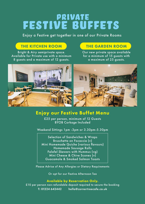 Corner Tree Cafe Private Festive Buffet