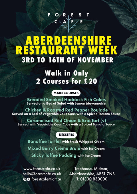 Aberdeenshire Restaurant Week - Forest Café