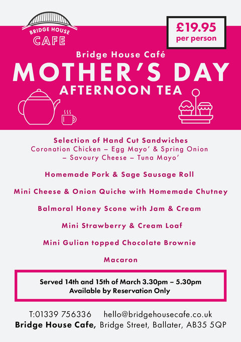 Mother's Day - Bridge house café