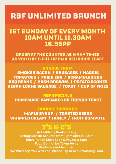 RBF Unlimited Sunday Brunch