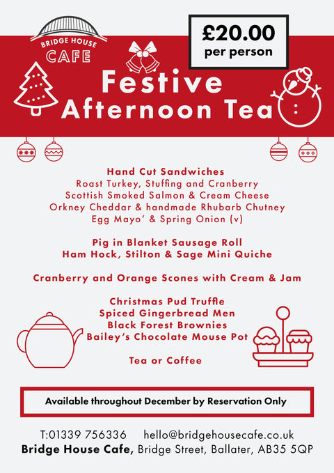 Bridge House Café - Festive Afternoon Tea