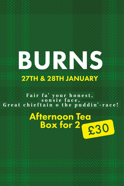 Burns Afternoon Tea Box for 2